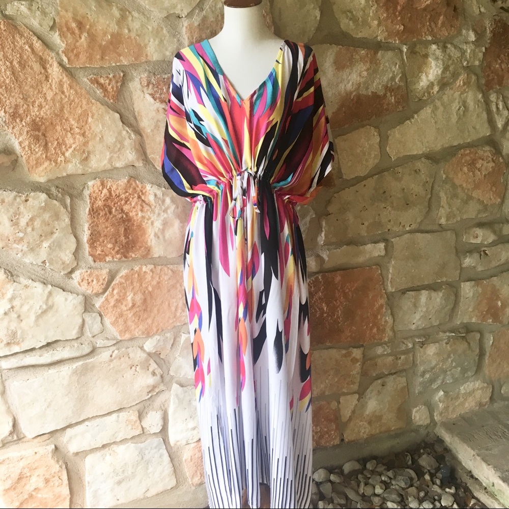 5⭐️Fave! The Vibe Summer Kaftan Coverup. - Picture 4 of 7